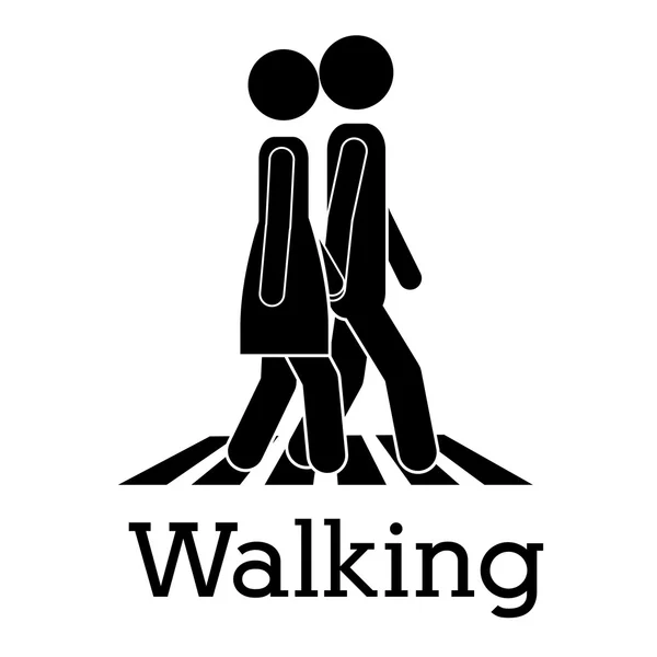 Caminando — Archivo Imágenes Vectoriales