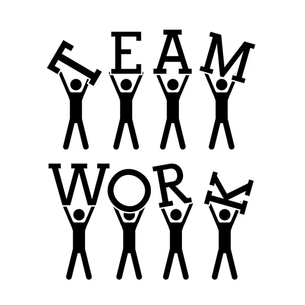 Teamwork — Stock Vector