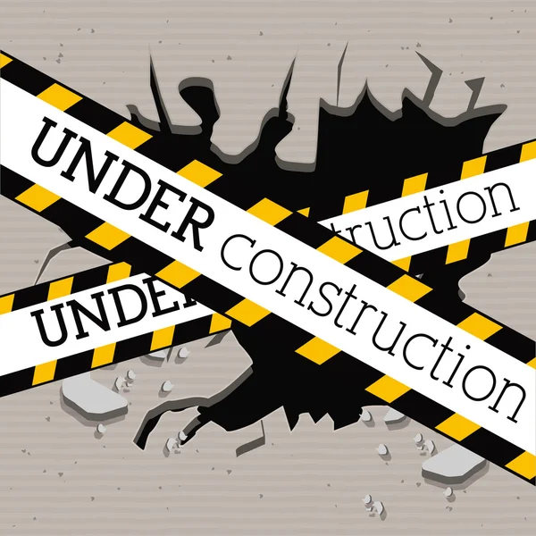 Under construction — Stock Vector