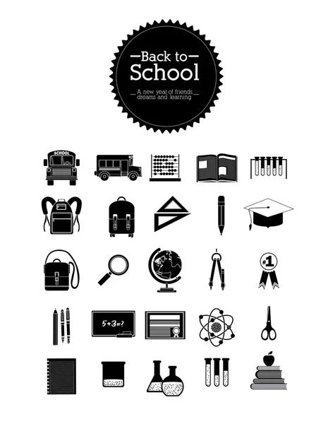 School ontwerp — Stockvector