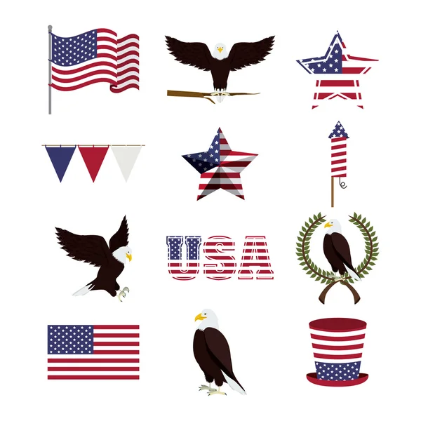 Дизайн США — стоковый вектор