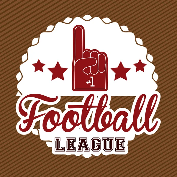 Football americano — Vettoriale Stock