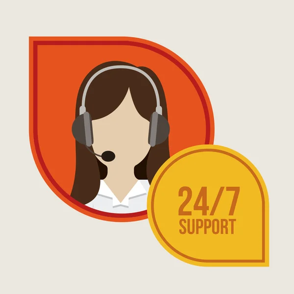 Design de call center —  Vetores de Stock