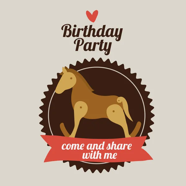 Birthday party — Stock Vector