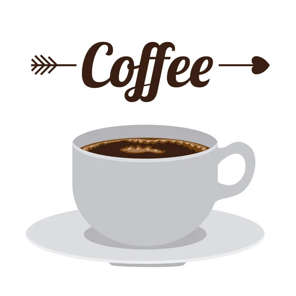 Hora del café — Vector de stock