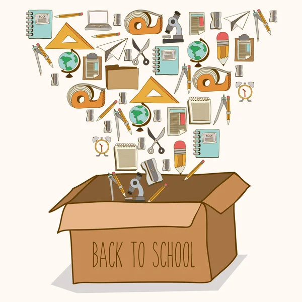 Back to school design — Stock Vector