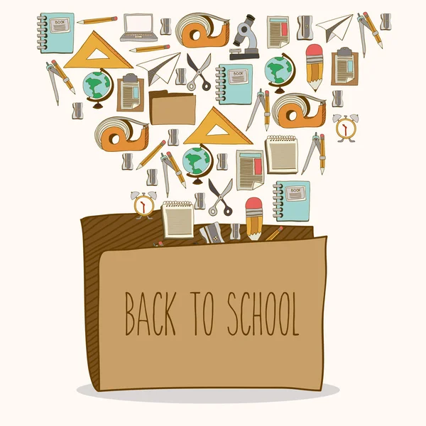 Back to school design — Stock Vector