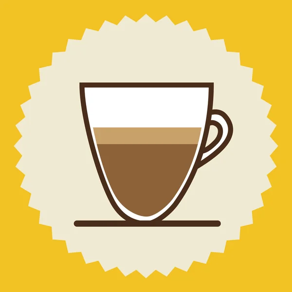 Diseño de café — Vector de stock