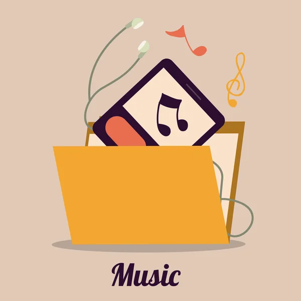 Design de música —  Vetores de Stock