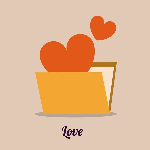 Láska design — Stockový vektor