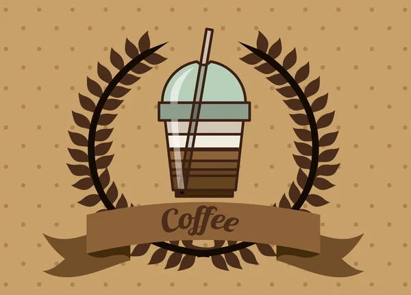 Koffie ontwerp — Stockvector