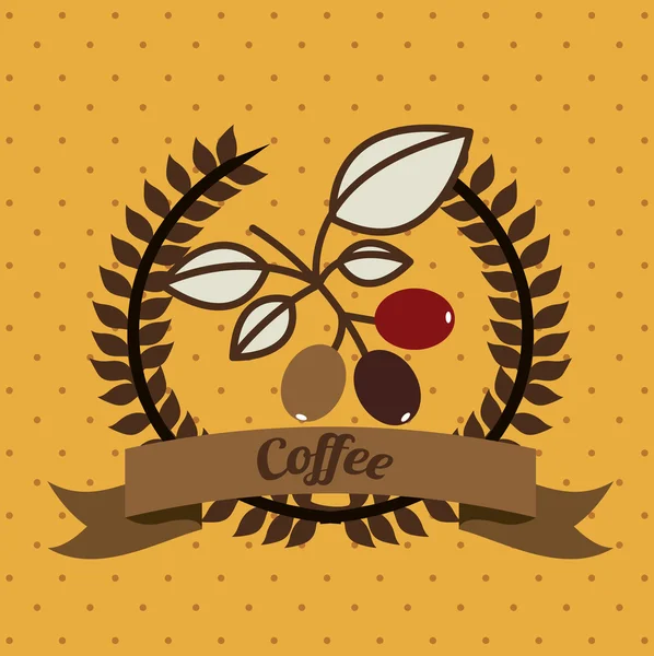 Diseño de café — Archivo Imágenes Vectoriales