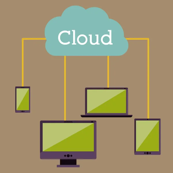 Cloud Computing — Stockvektor