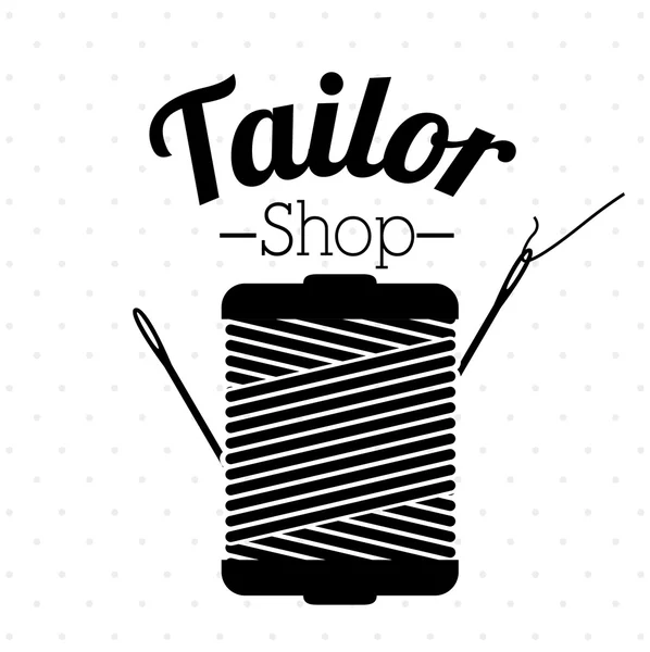 Tailor shop design — Stock vektor