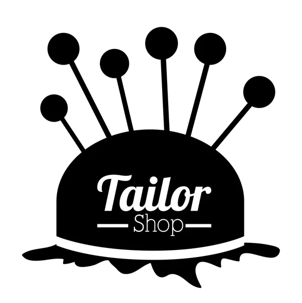 Tailor shop design — Stock vektor