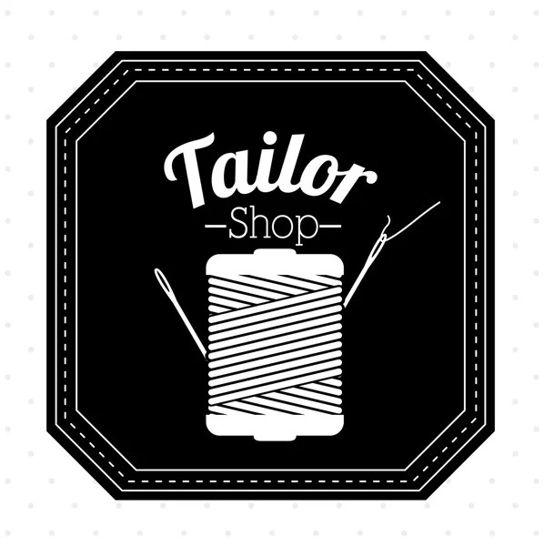 Tailor shop design — Stockový vektor