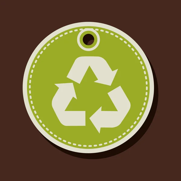 Recycling-Design — Stockvektor