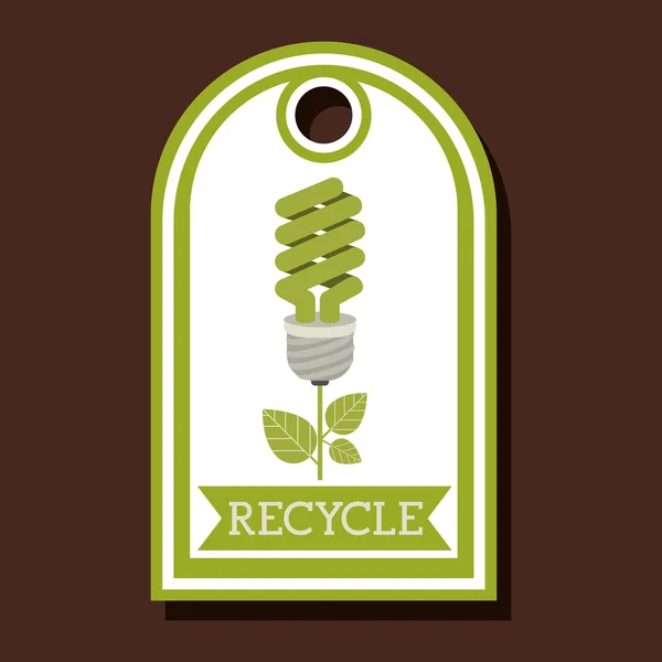 Recycle ontwerp — Stockvector