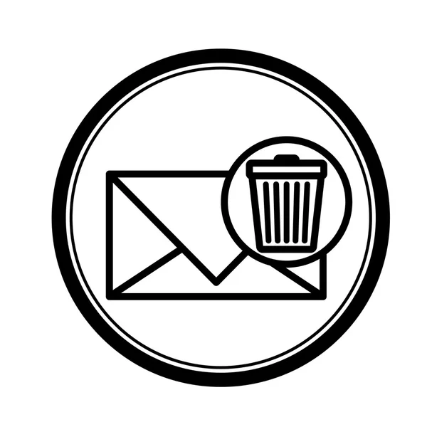 Conception de courrier — Image vectorielle