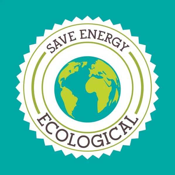 Progettazione ecologia — Vettoriale Stock