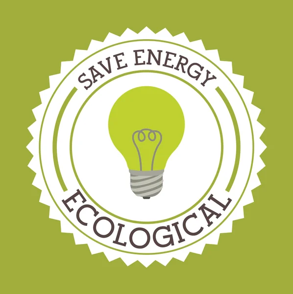 Progettazione ecologia — Vettoriale Stock