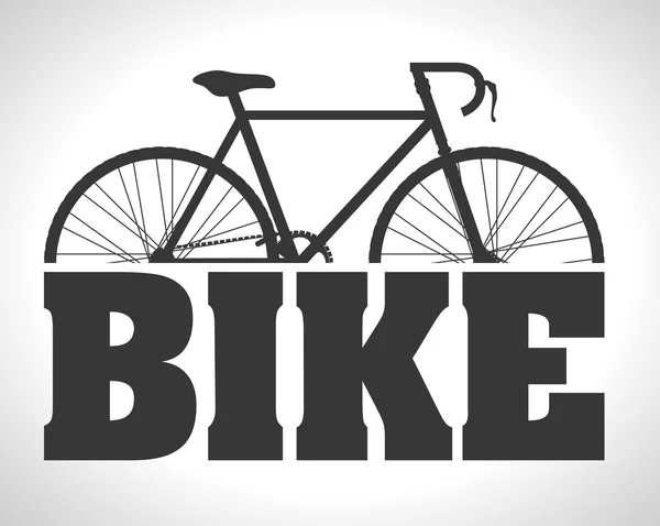 Diseño de bicicleta — Vector de stock