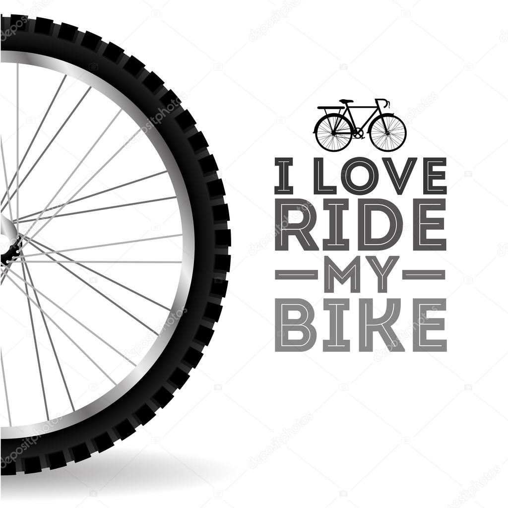 Bike design over white background, vector illustration,