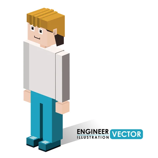 Diseño humano — Vector de stock