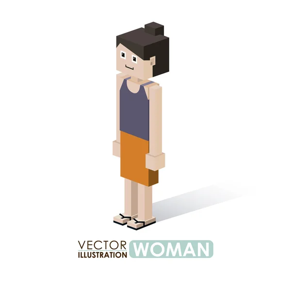 Diseño humano — Vector de stock