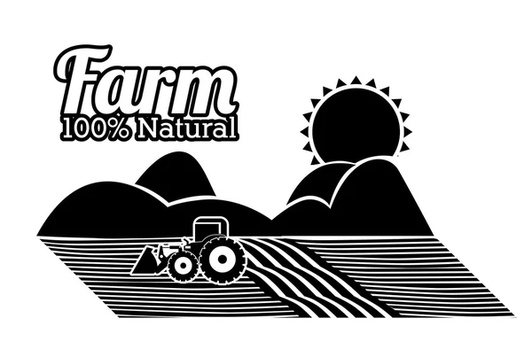 Farm design — Stock Vector