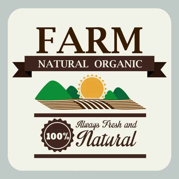 Farm design — Stock Vector