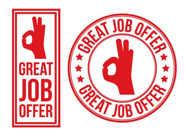 Job design — Stock Vector