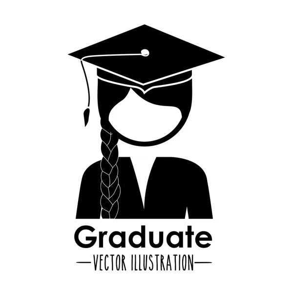 Diseño de graduación — Vector de stock