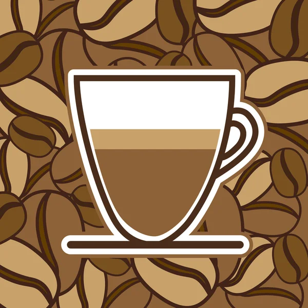 Koffie ontwerp — Stockvector