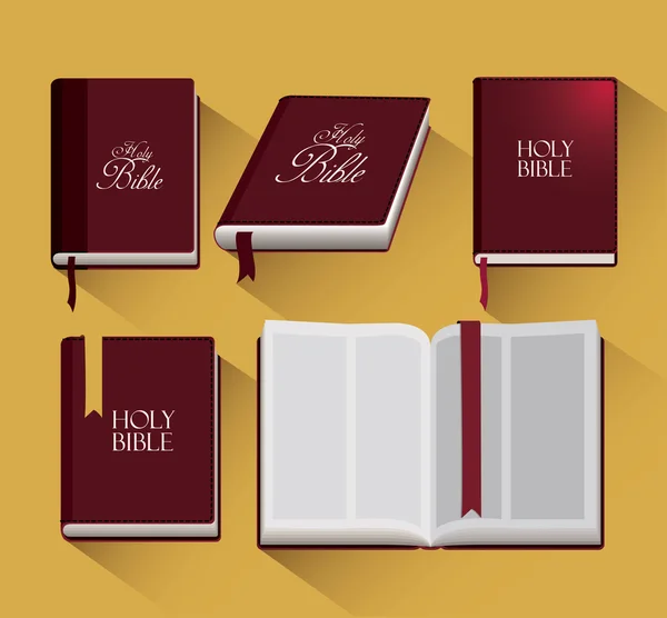 Holy bible design — Stock Vector