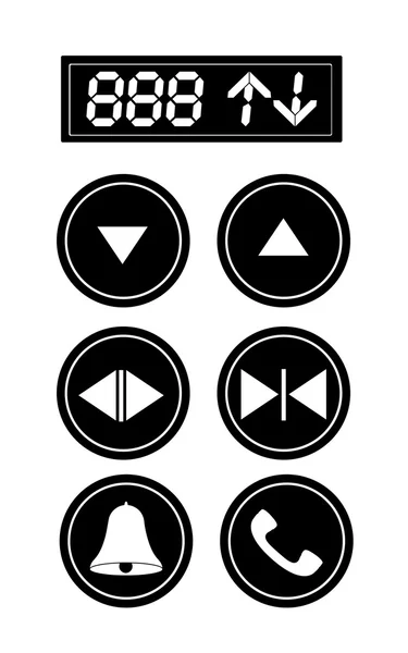 엘리베이터 디자인 — 스톡 벡터