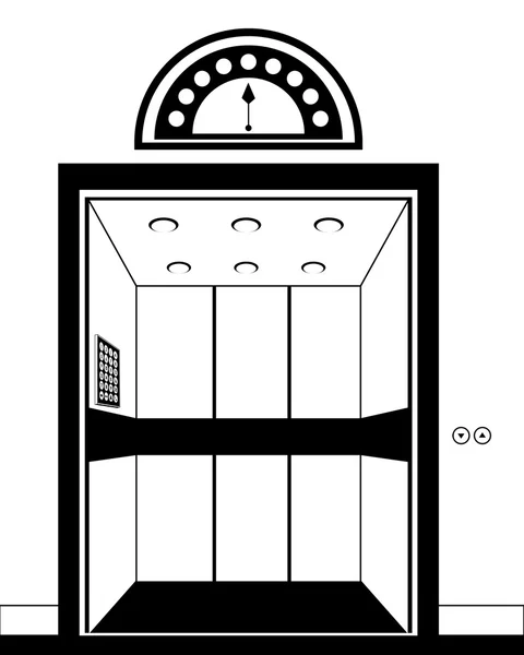 Conception de l'ascenseur — Image vectorielle