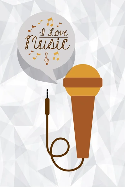 Diseño musical — Vector de stock