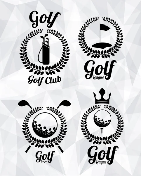 Diseño de golf — Vector de stock