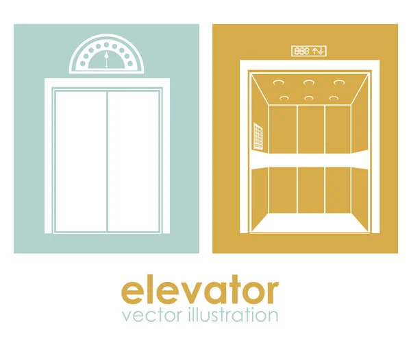 Elevator design — Stock Vector