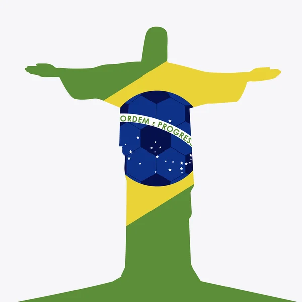 Бразильский дизайн — стоковый вектор