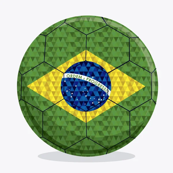 Brazilië ontwerp — Stockvector