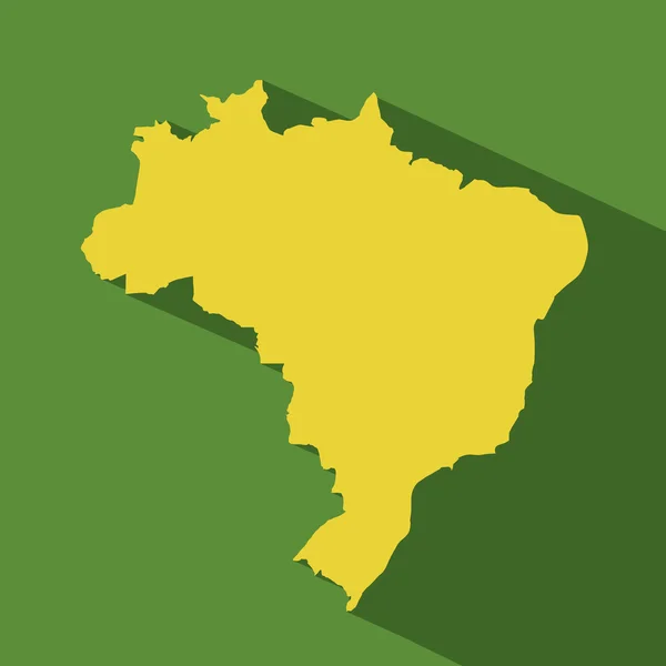 Brasilien design — Stock vektor