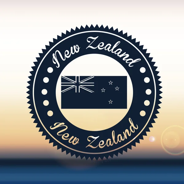 Nieuw-Zeeland ontwerp — Stockvector
