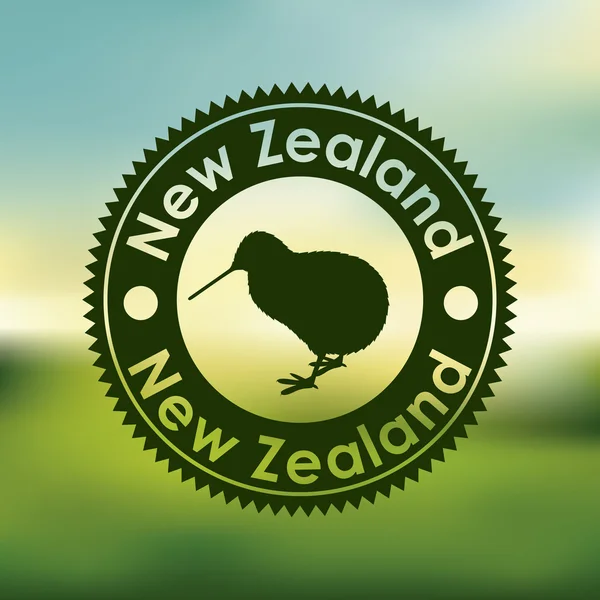 Projekt Nowej Zelandii — Wektor stockowy