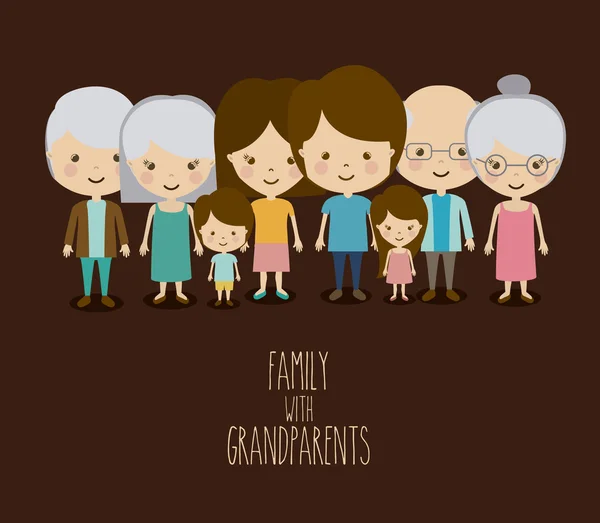 Familie ontwerp — Stockvector