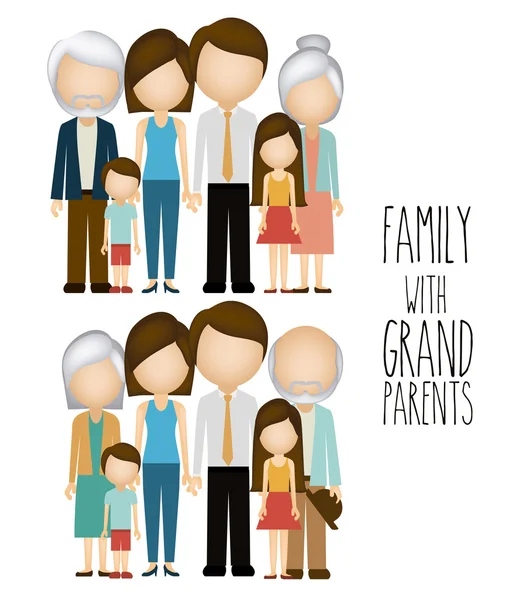 Familie ontwerp — Stockvector