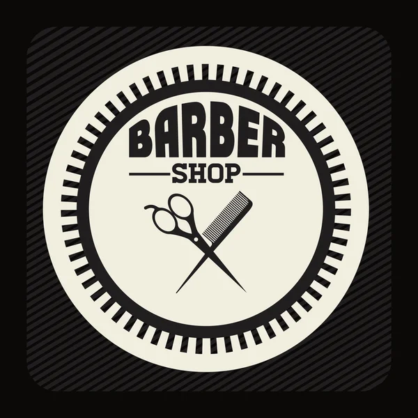 Friseurladen-Design — Stockvektor