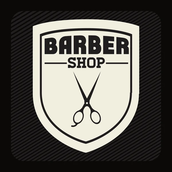 Design de barbearia — Vetor de Stock