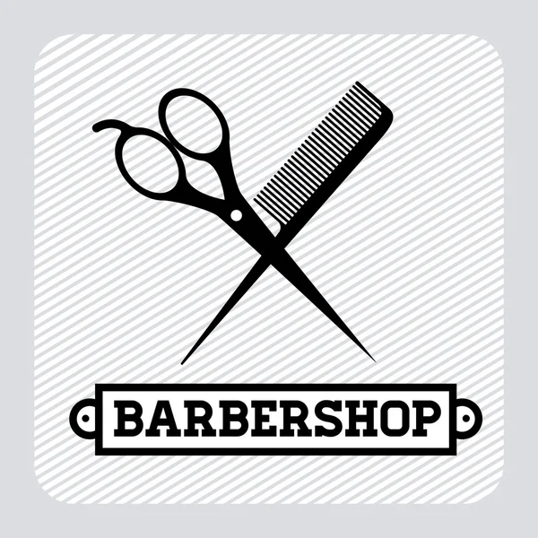 Barber shop design — Stock vektor